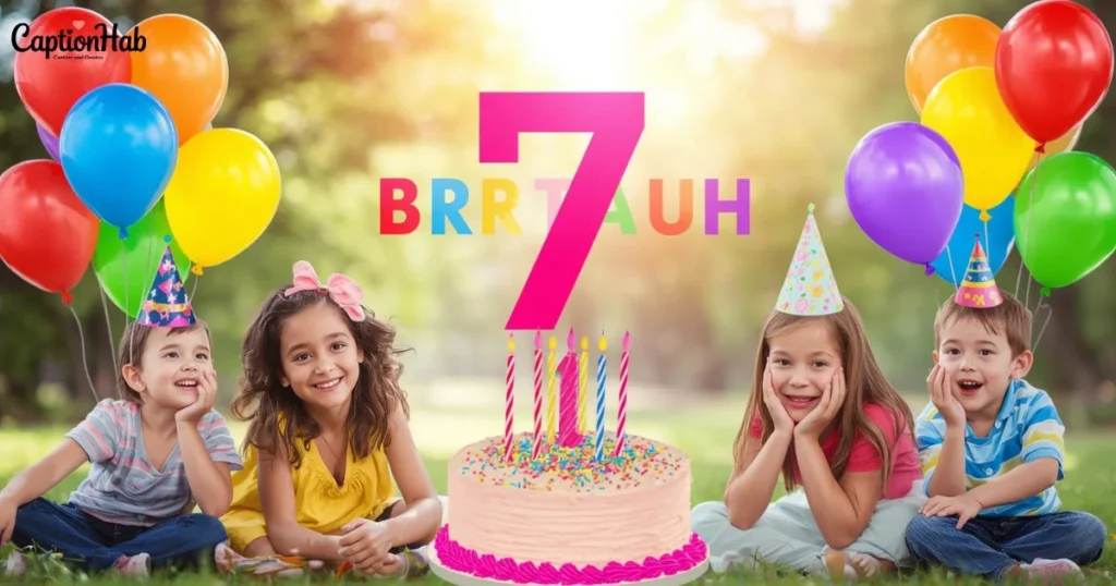 7th Birthday Captions