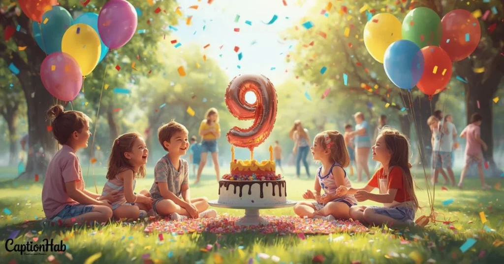 9th Birthday Captions