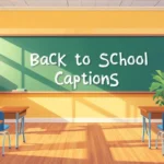 Back To School Captions