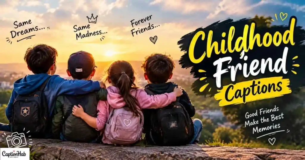 Childhood Friend Caption