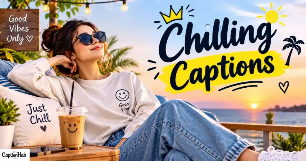 Chilling Caption