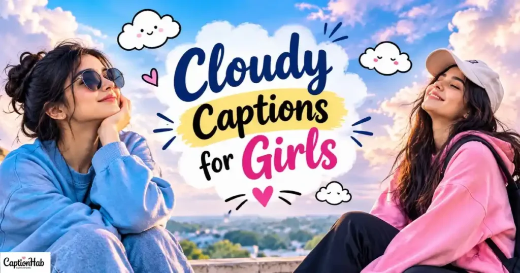 Cloudy Captions For Girls