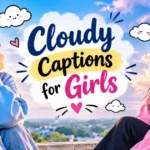 Cloudy Captions For Girls