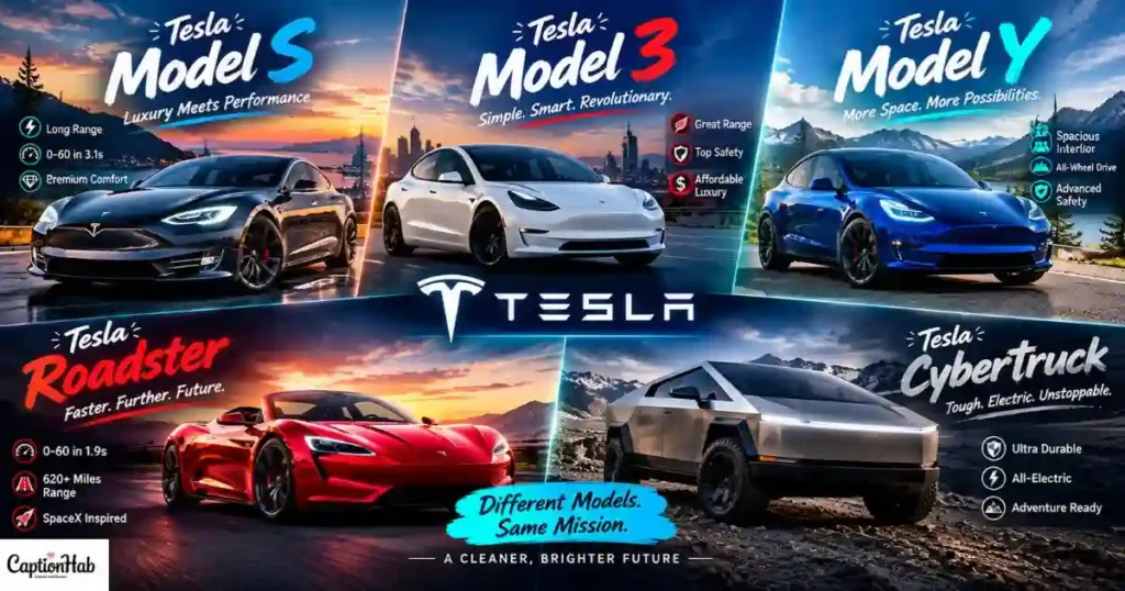 Cool Tesla Captions For Car Lovers