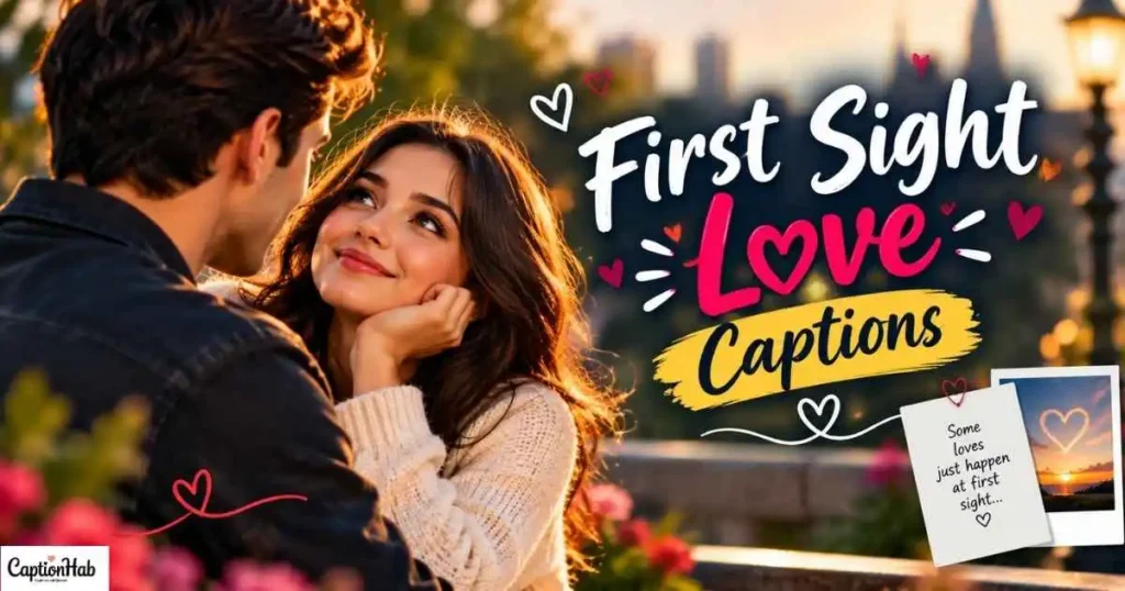 First Sight Love Caption
