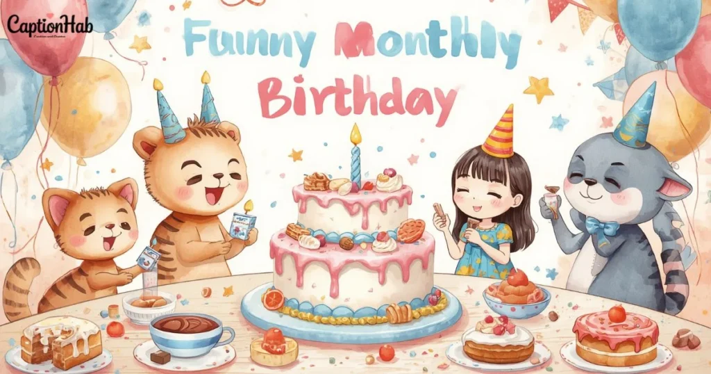 Funny Monthly Birthday