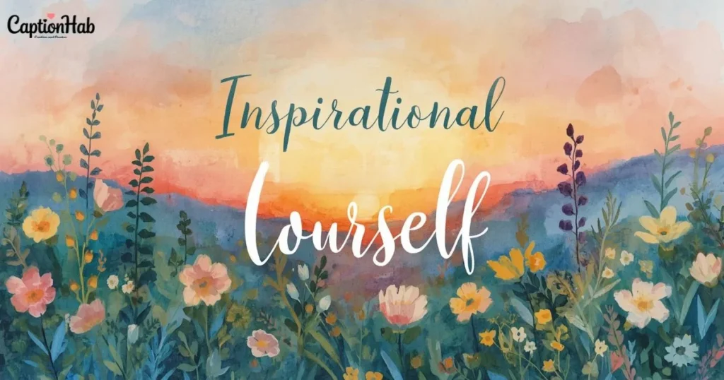 Inspirational Love Yourself