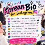Korean Bio For Instagram