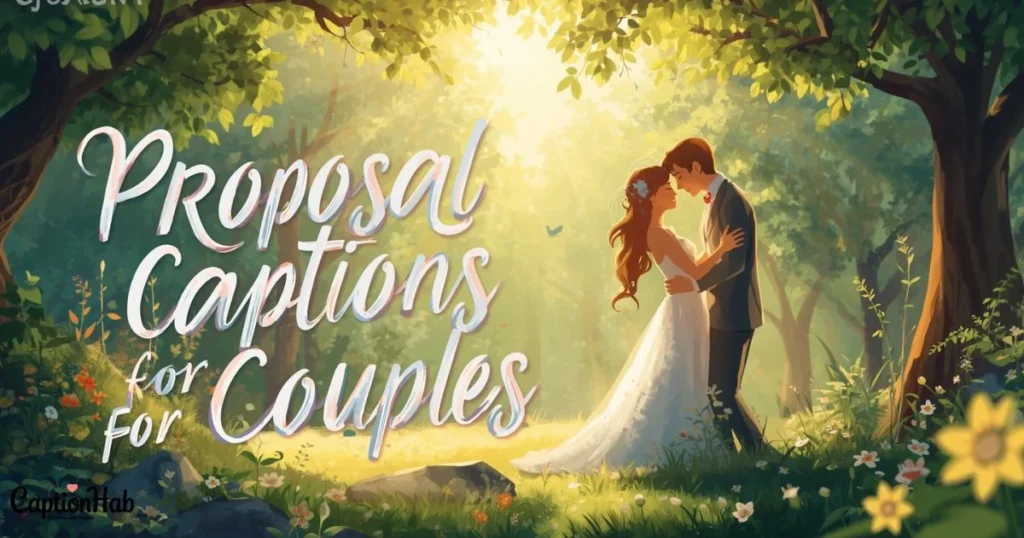 Proposal Captions For Couples