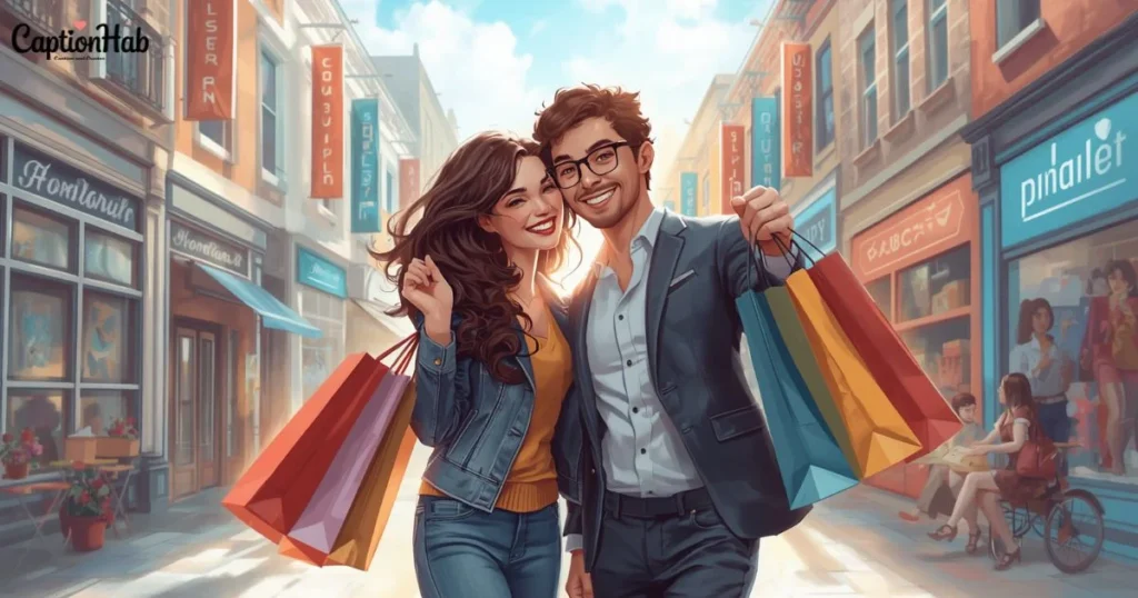 Shopping Instagram Captions For Couples