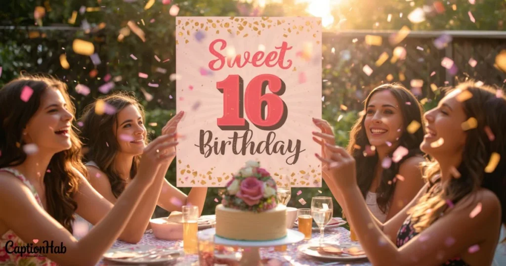 Sweet 16 Birthday Captions
