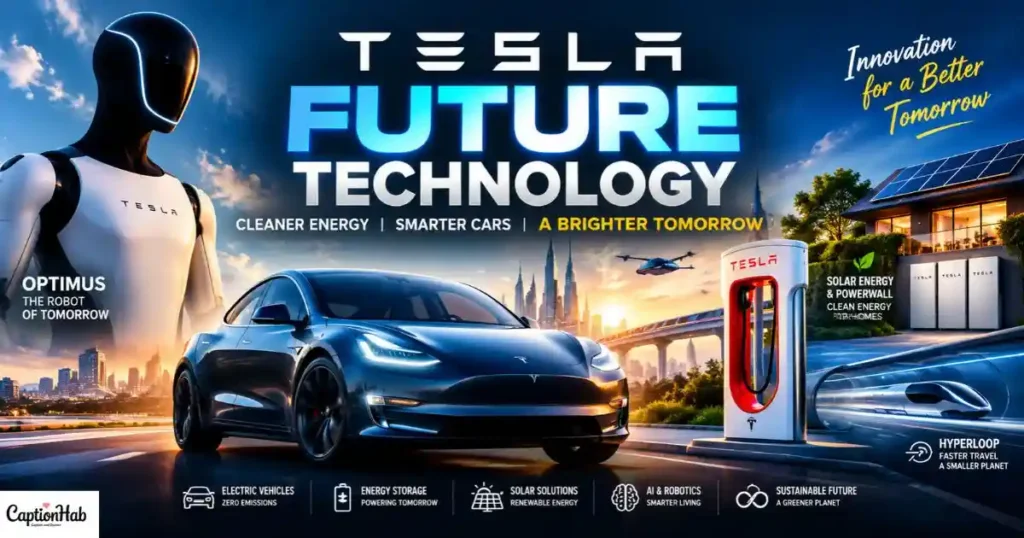 Tesla Future Technology Captions