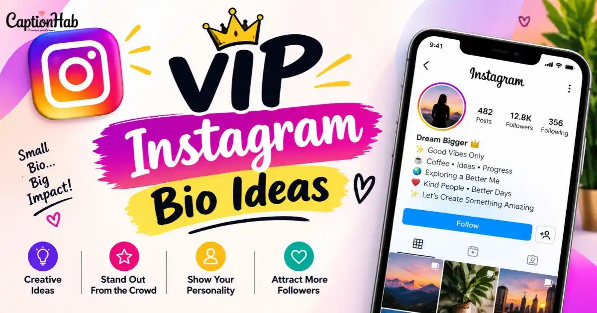 Vip Instagram Bio Ideas